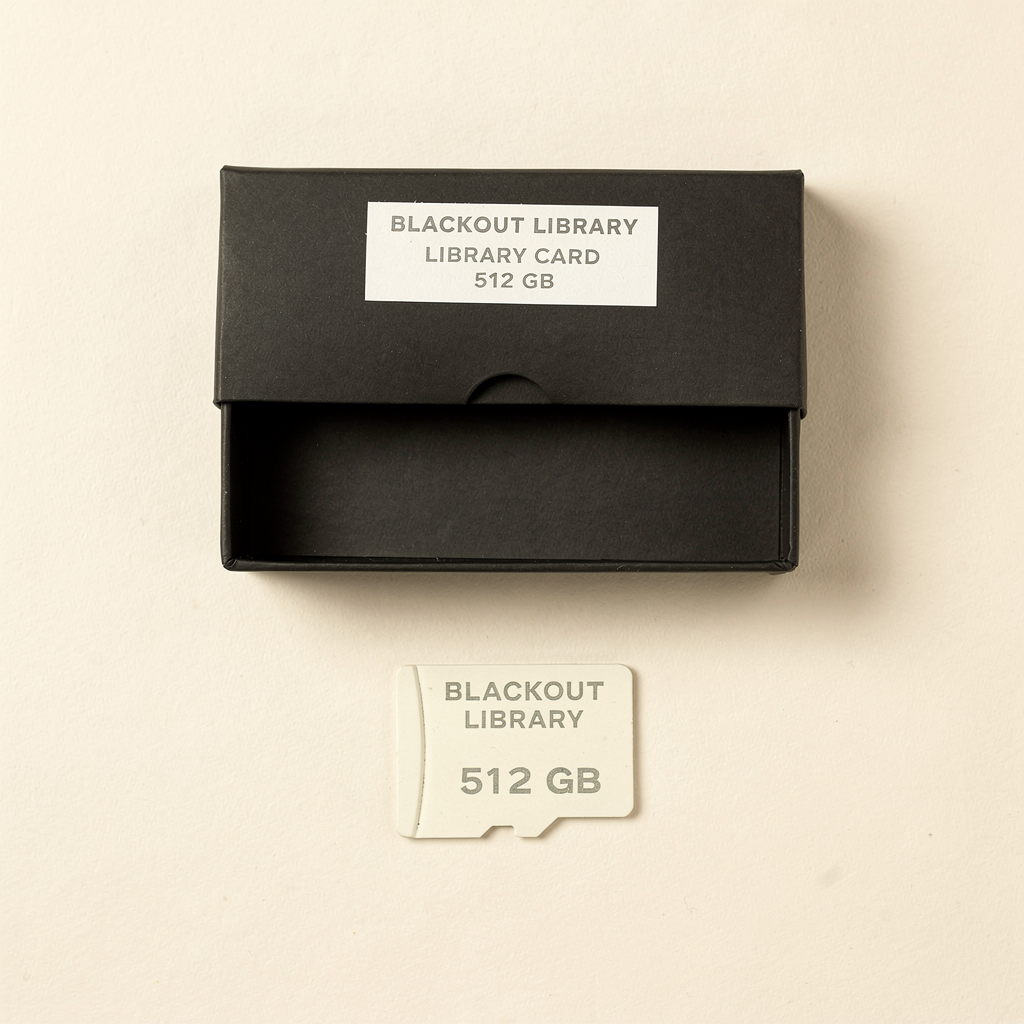 Library Card, rendering